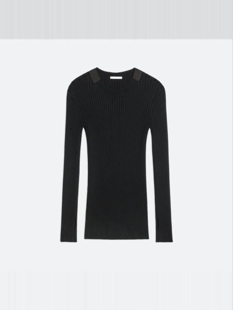 Helmut Lang RIBBED LONG-SLEEVE TOP