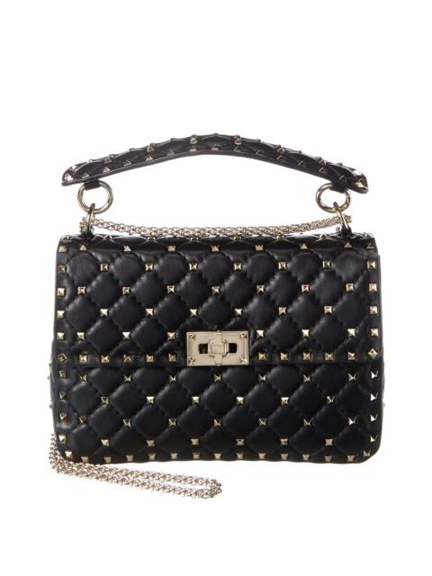 Valentino Valentino Rockstud Spike Medium Leather Shoulder Bag