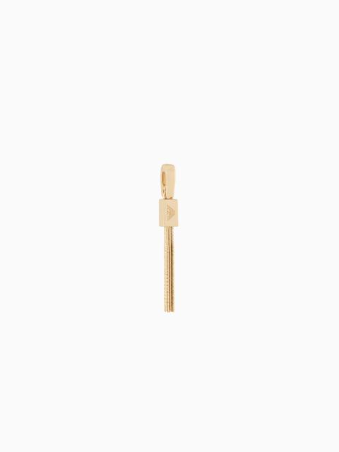 EMPORIO ARMANI EMPORIO ARMANI GOLD-TONE BRASS CHARM