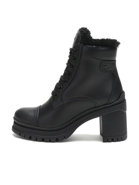 Prada (WMNS) PRADA Fur Lined Ankle Boots 'Black' 1T584L_3KK9_F0002_F_ZF55