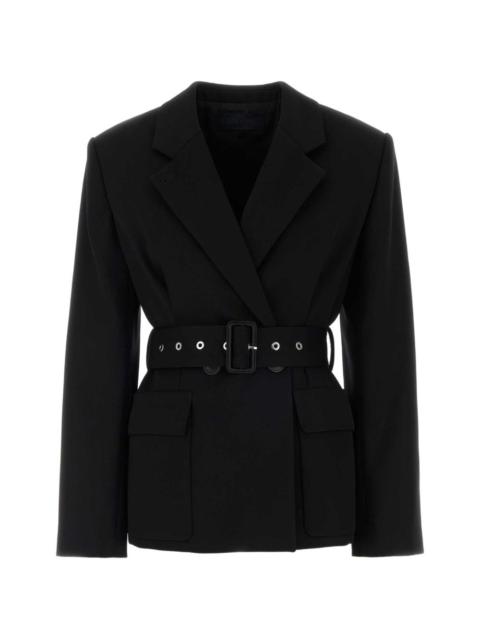 Lanvin belted long-sleeve blazer