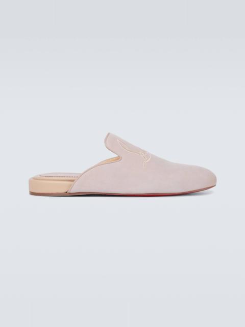 Christian Louboutin Exclusive to Mytheresa – Navy Coolito Flat mules