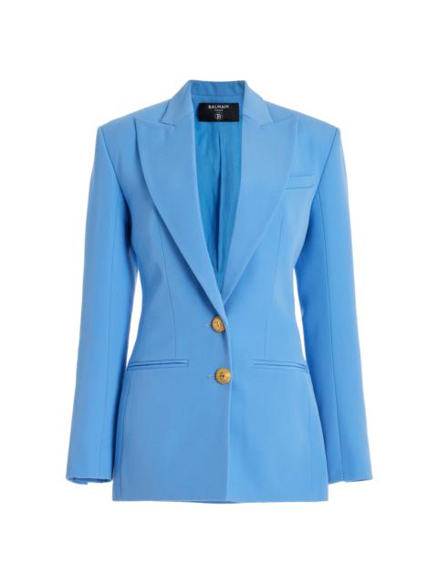Tailored Wool Blazer blue