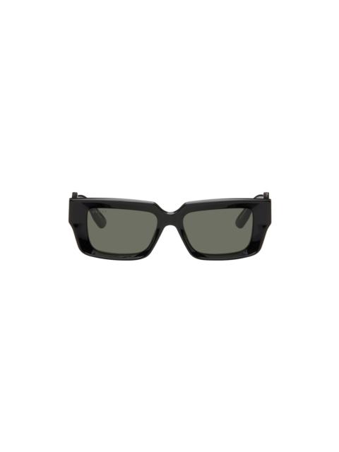 GUCCI Black Rectangular Sunglasses