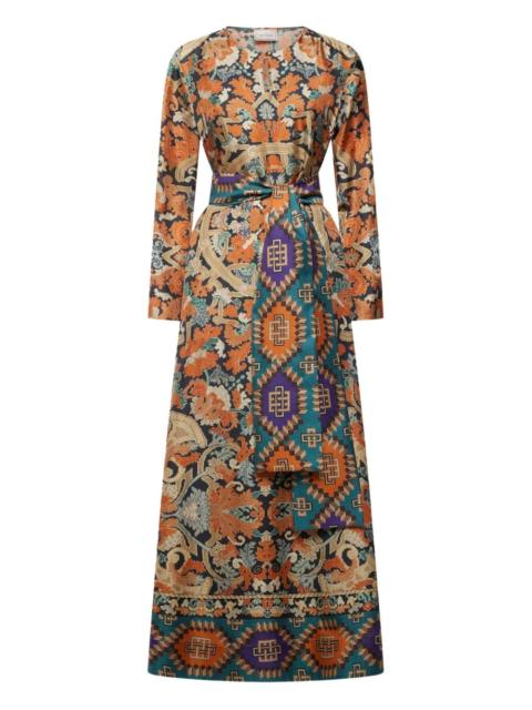 Pierre-Louis Mascia geometric-pattern maxi dress