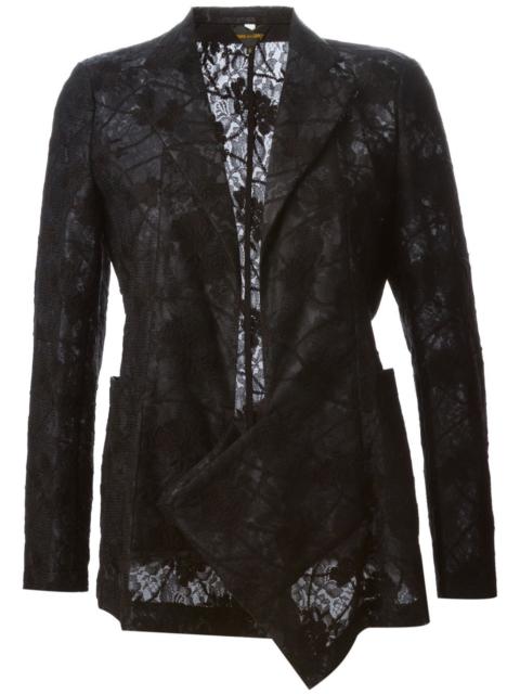 Comme Des Garçons lace embroidered jacket