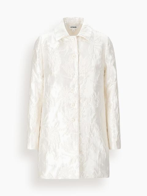 STAUD Halton Jacket in Botanical Ivory