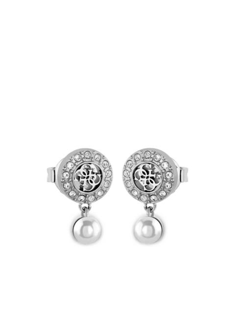 GUESS USA Tiny Pearly pearl-drop earrings