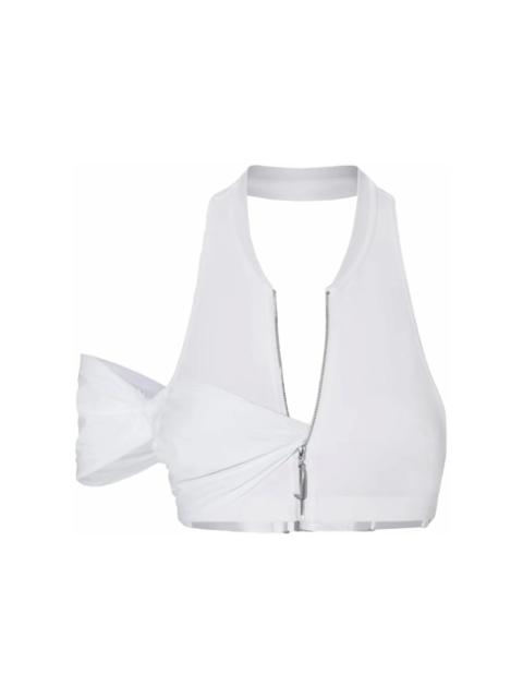 JACQUEMUS Jacquemus x Nike Le Haut Drape Top White