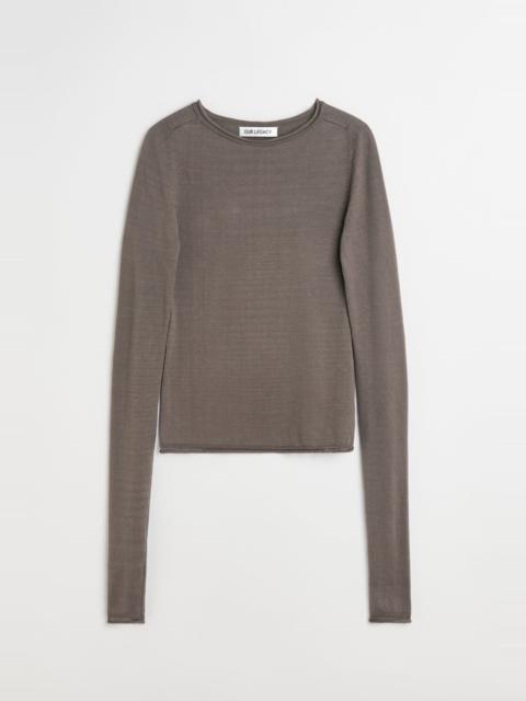 Our Legacy Reach Knit Fog Clean Cotton