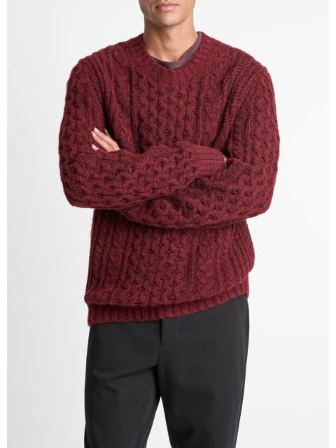 Vince Airspun Cable-Knit Sweater