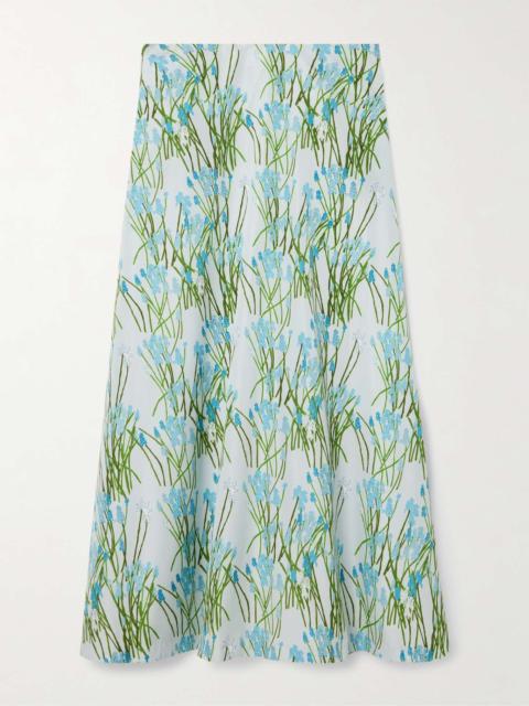 BERNADETTE Leanne floral-print woven maxi skirt