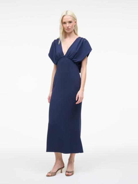 STAUD STAUD CHAR DRESS NAVY