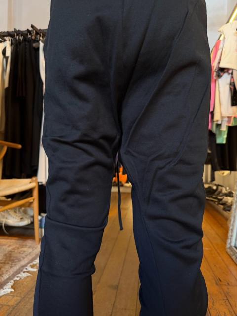 Julius Julius FW16 Black Patchwork Pleated Cotton Pants