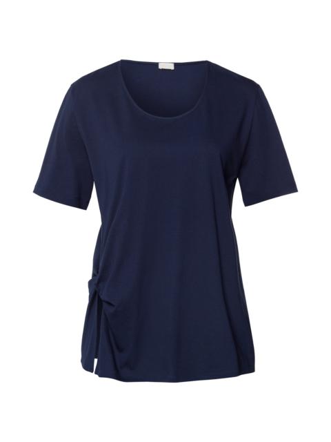 HANRO Natural Shirt Cotton Scoop Neck Top