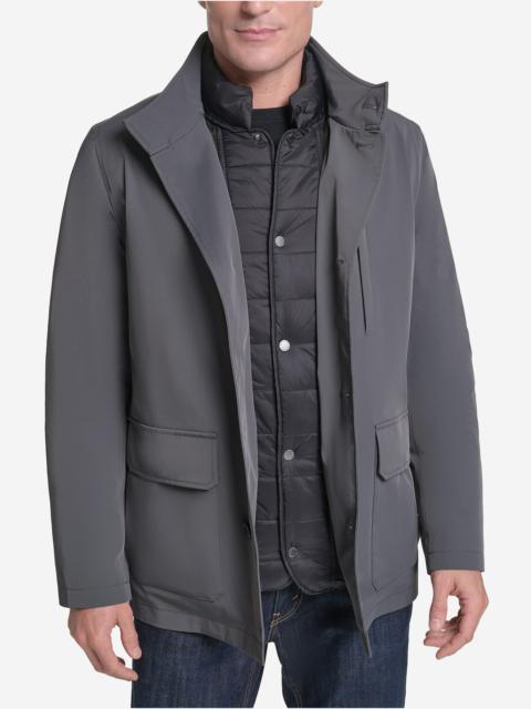 COLE HAAN Men's Sleek Rain 3-In-1 Jacket