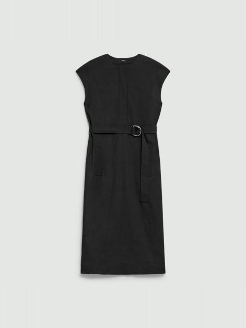 Theory Belted Midi Dress in Good Linen