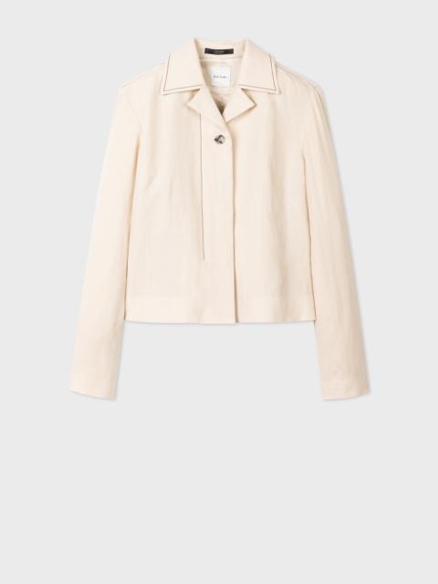 Paul Smith Linen Cropped Jacket