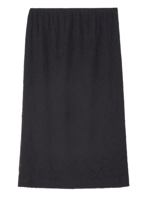 FABIANA FILIPPI lace midi pencil skirt
