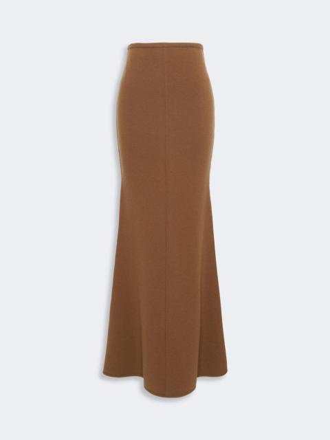 Max Mara PIUMA Wool and cashmere yarn skirt - CAMEL
