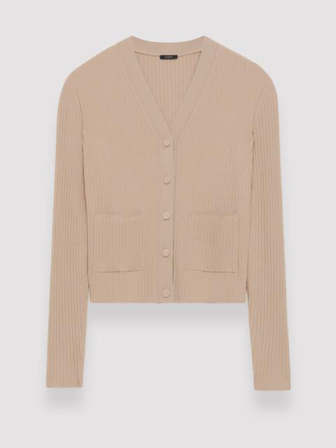 JOSEPH Merino Rib Cardigan