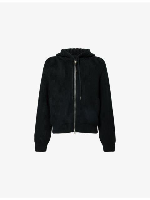 TOM FORD Zip-Up Knitted Wool Hoody