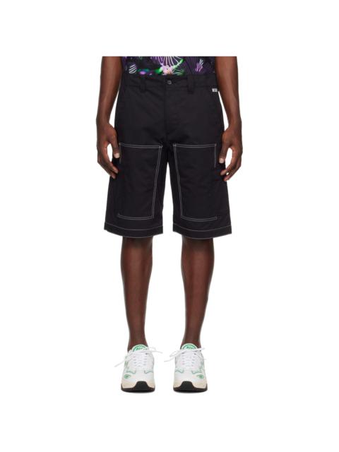 MSGM Black Contrast Shorts