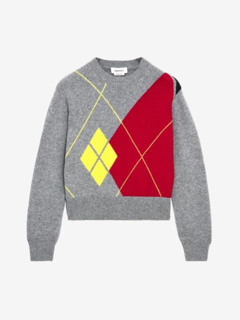 Alexander McQueen Argyle Crew Neck Jumper