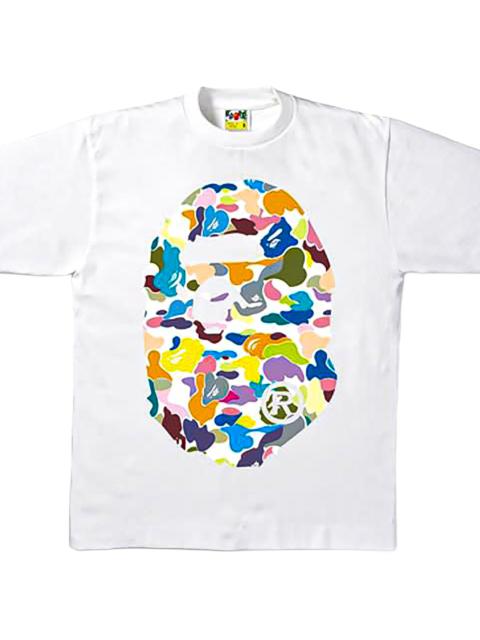 A BATHING APE® Multi Camo Big Ape Head T-Shirt "White" JL8SU5V8
