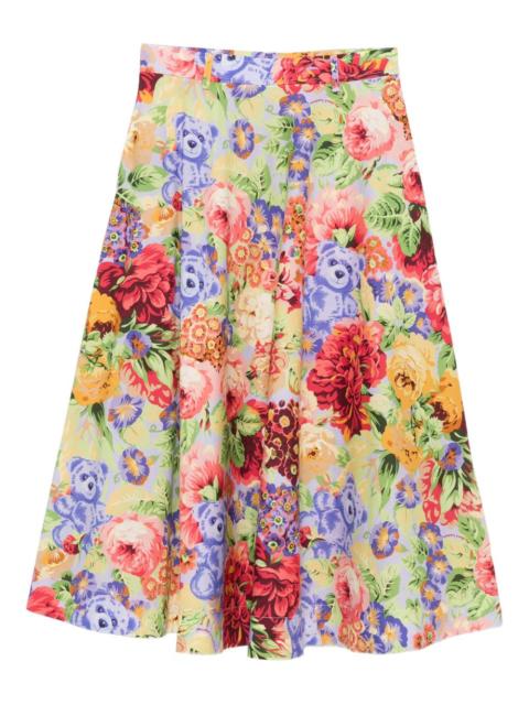 Moschino floral-print skirt