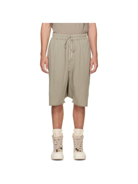 Rick Owens DRKSHDW Gray Tower Drawstring Pods Shorts