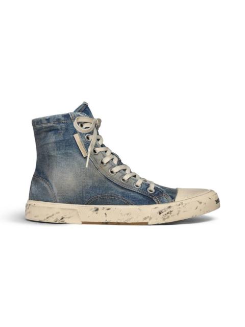 BALENCIAGA Women's Paris High Top Sneaker  in Blue