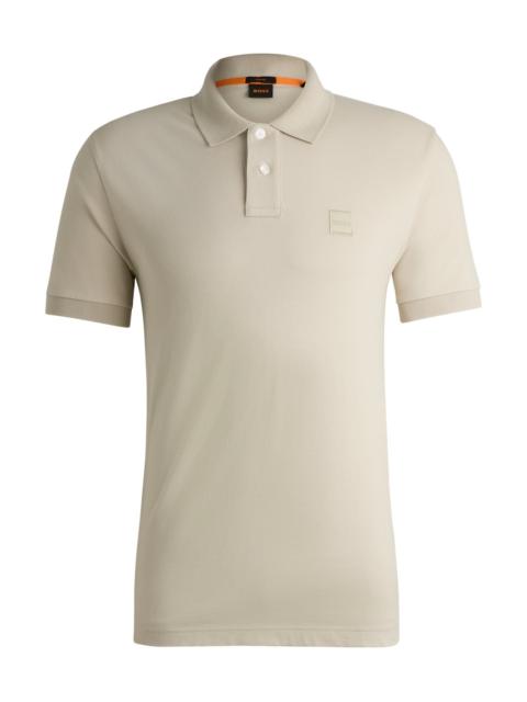 EXTRA-SLIM-FIT STRETCH-COTTON SHIRT WITH LOGO TAPE