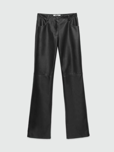 MSGM Faux-leather pants