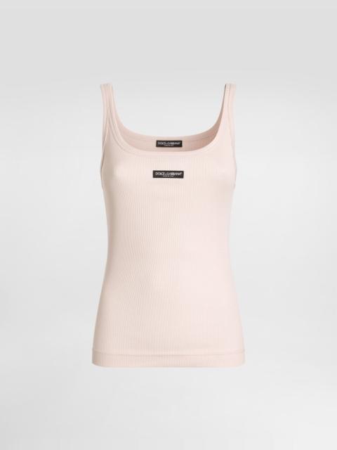 Dolce & Gabbana Ribbed tank top
