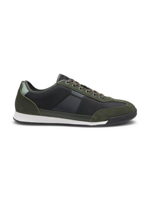 BOSS LOW-TOP TRAINERS WITH STRUCTURED TRIMS