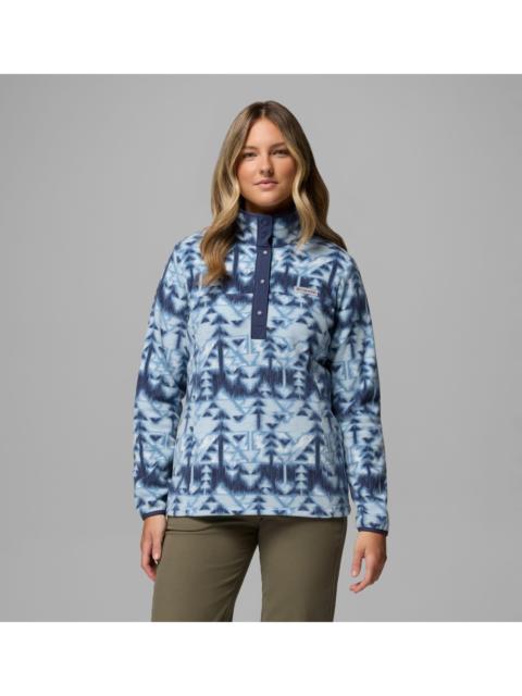 Columbia Women's Benton Springs Printed Half Snap Fleece Pullover