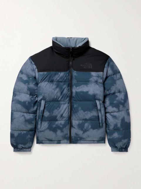 The North Face 92 Nuptse Reversible Printed Recycled-Ripstop Down Jacket