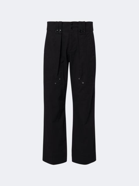 Isabel Marant Amandine pleated cotton-blend straight pants