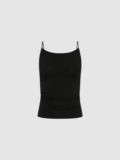ST. AGNI Twist Back Knit Top - Black