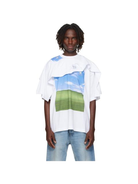 VETEMENTS White Desktop Double Layered T-shirt
