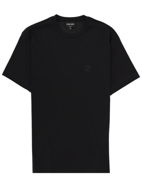 GIORGIO ARMANI COTTON T-SHIRT WITH LOGO