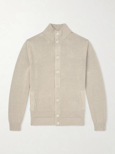 SLOWEAR Linen and Cotton-Blend Cardigan