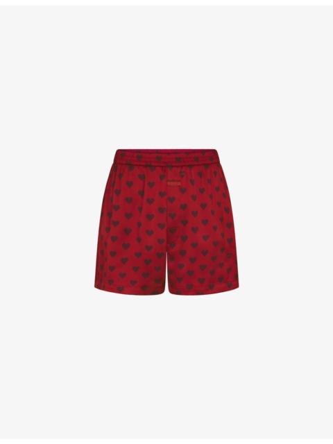 SKIMS Sleep Sateen Boxer Shorts