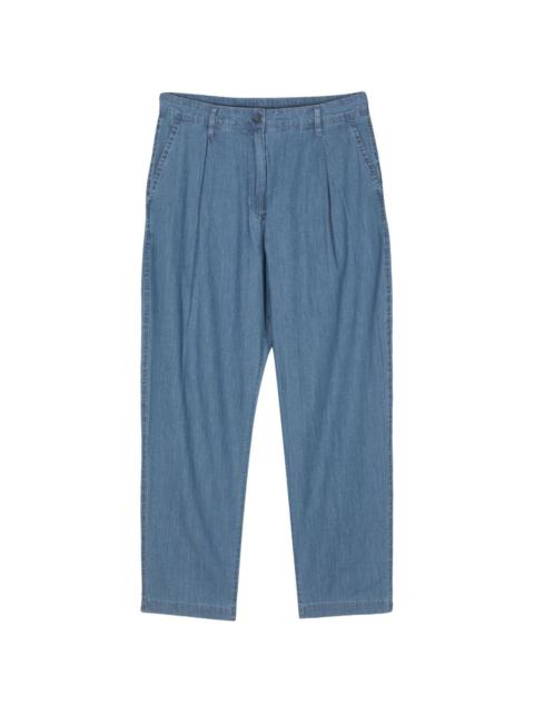 Aspesi chambray tapered trousers