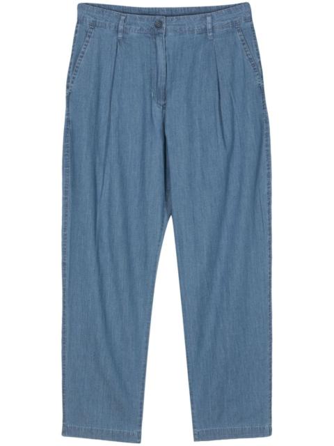 Aspesi chambray tapered trousers