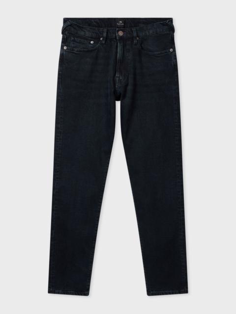 Paul Smith Slim Tapered-Fit Dark-Wash 'Blue Black Stretch' Jeans