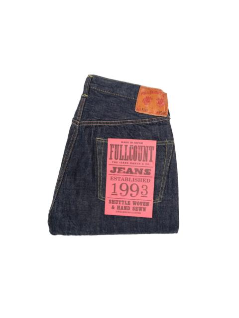 FULLCOUNT 1101W Straight Selvedge Denim 13.7oz One Wash Indigo