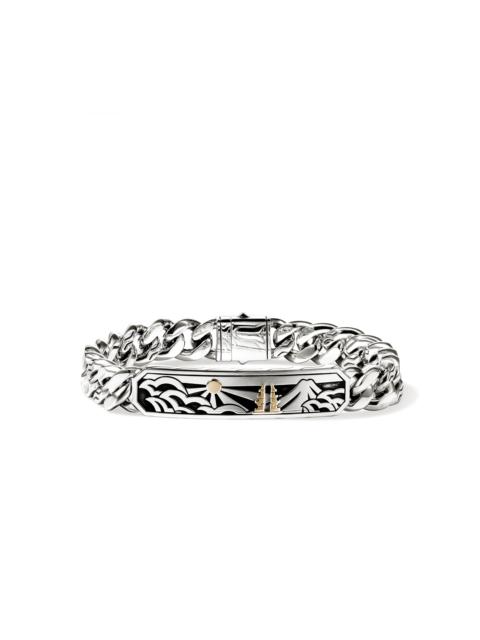 JOHN HARDY Legends ID Bracelet, Gold, Sterling Silver, 11MM