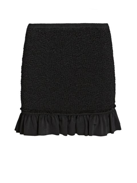 Alexander Wang Shirred Ruffled Mini Skirt